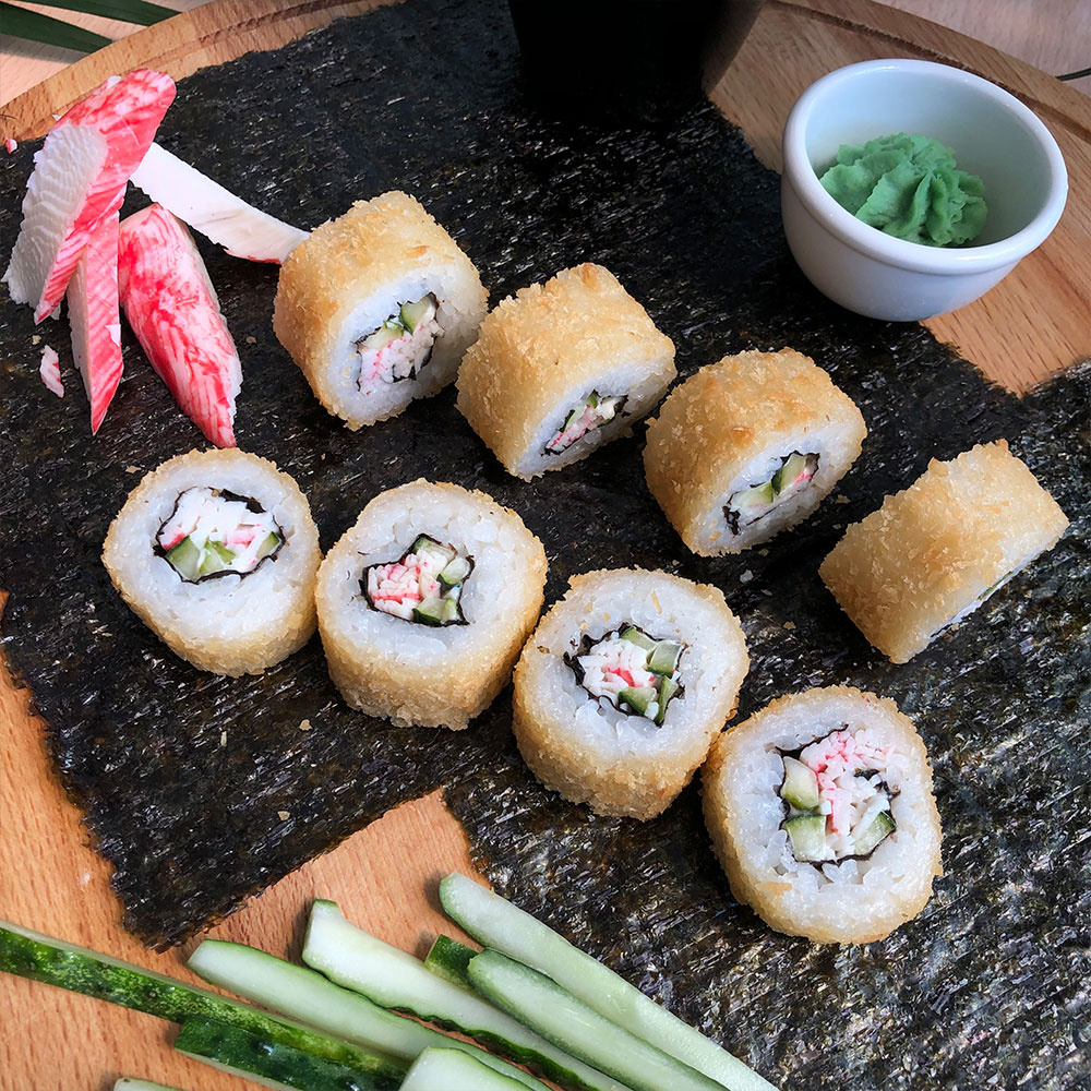 Темпура Калифорния с кунжутом 