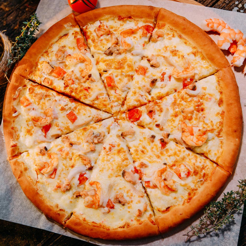 Пицца Морское ассорти