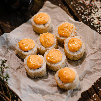 Хот Филадельфия с лососем