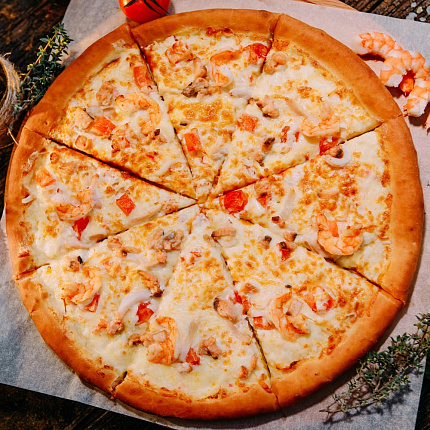 Пицца Морское ассорти